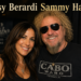 Sammy Hagar performing live, referenced in article about his first wife Betsy Berardi