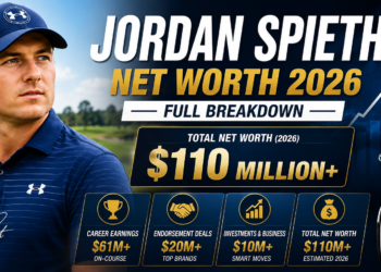 Jordan Spieth golf net worth 2026 PGA Tour player on course