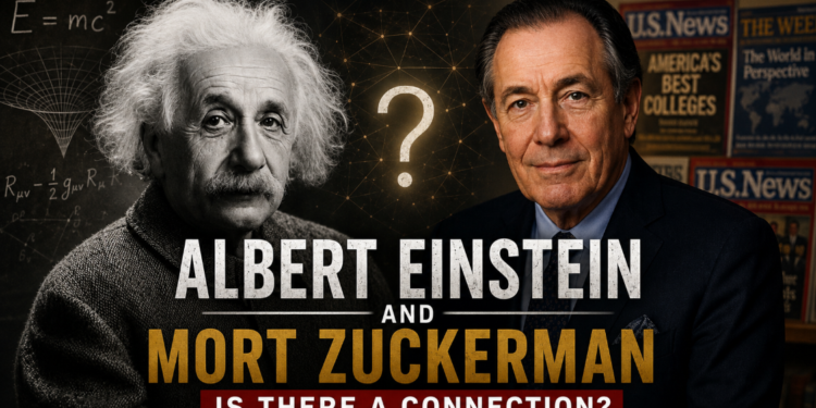 albert einstein and mort zuckerman