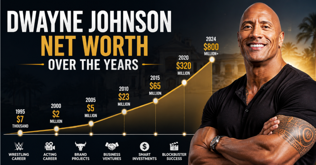 dwayne johnson net worth