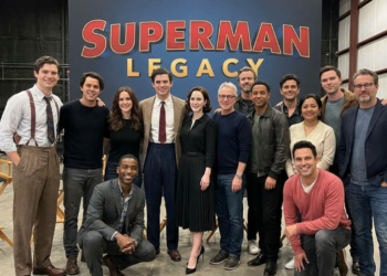 Cast of Superman Legacy 2025 movie featuring David Corenswet as Superman and Rachel Brosnahan as Lois Lane