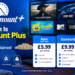 Paramount Plus UK 2026 pricing showing Basic, Standard and Premium plans with monthly prices of £5.99, £9.99 and £12.99