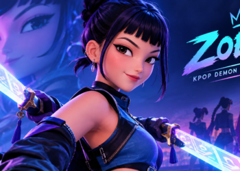 Zoey from KPop Demon Hunters character